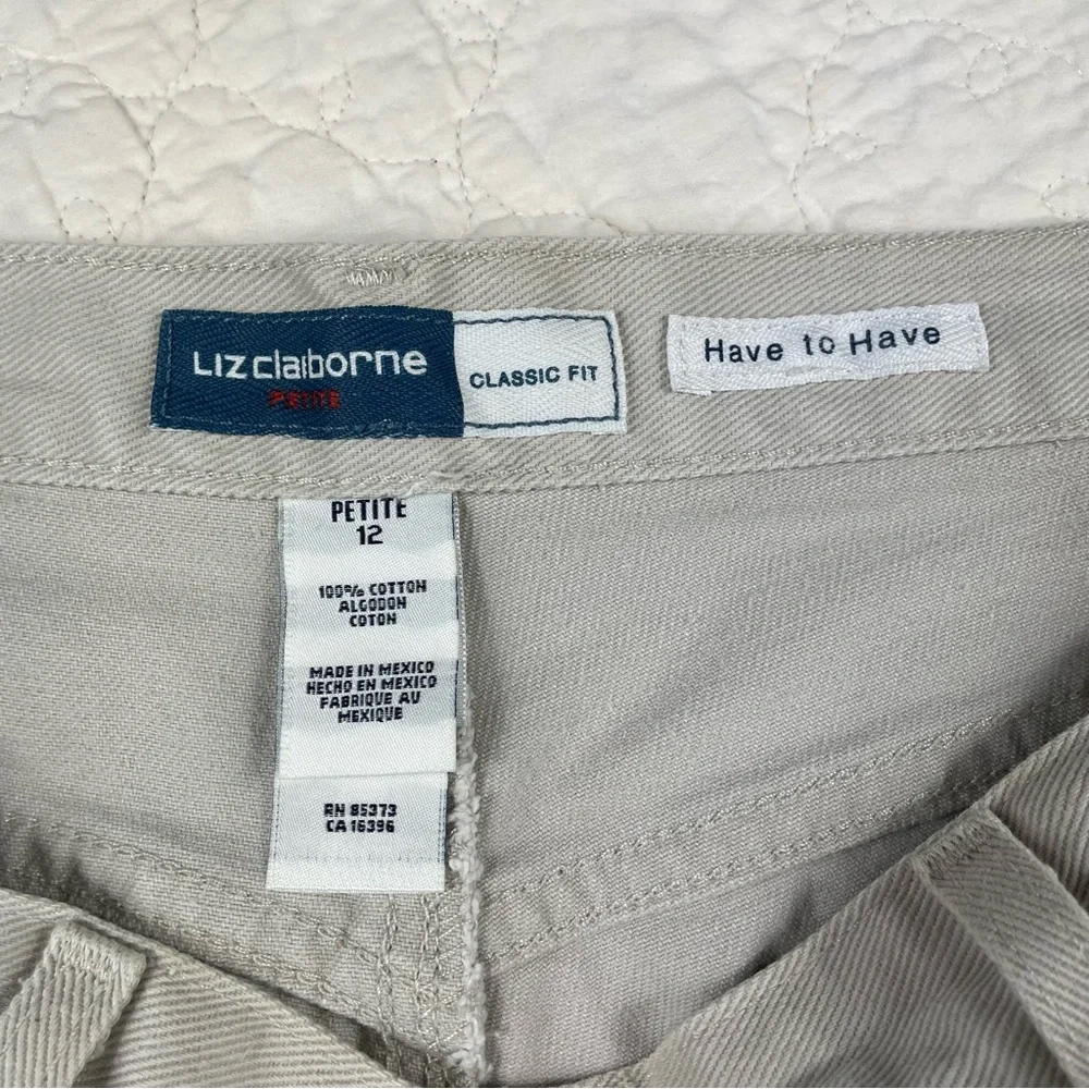 🔥Vintage Liz Claiborne Classic Fit Have To Have High Waist Denim Shorts 12
